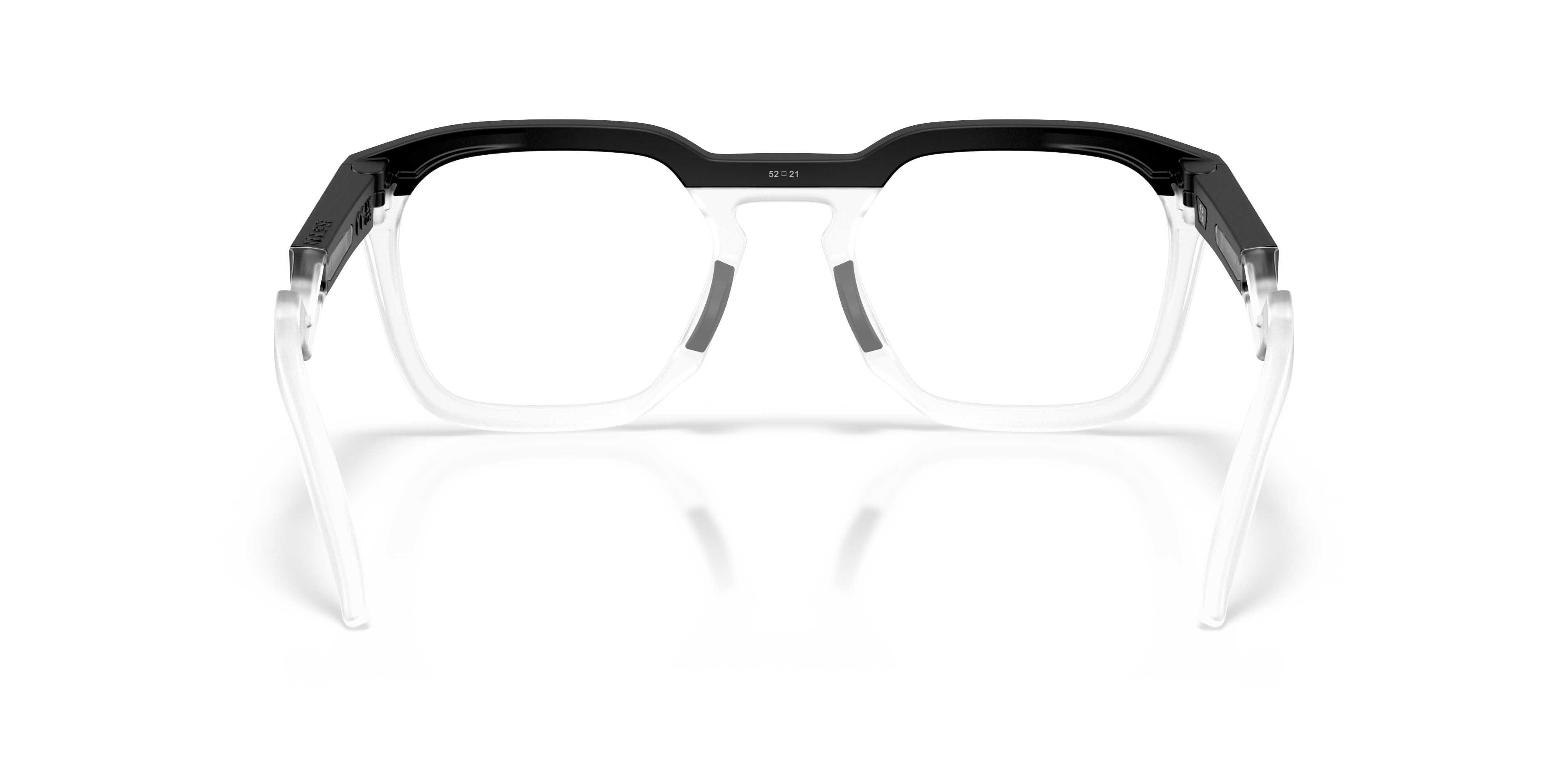 Oakley OX8208 HSTN SQ Unisex Square Eyeglass Frames - Satin Black Frame