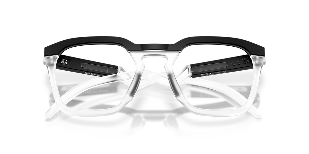 Oakley OX8208 HSTN SQ Unisex Square Eyeglass Frames - Satin Black Frame