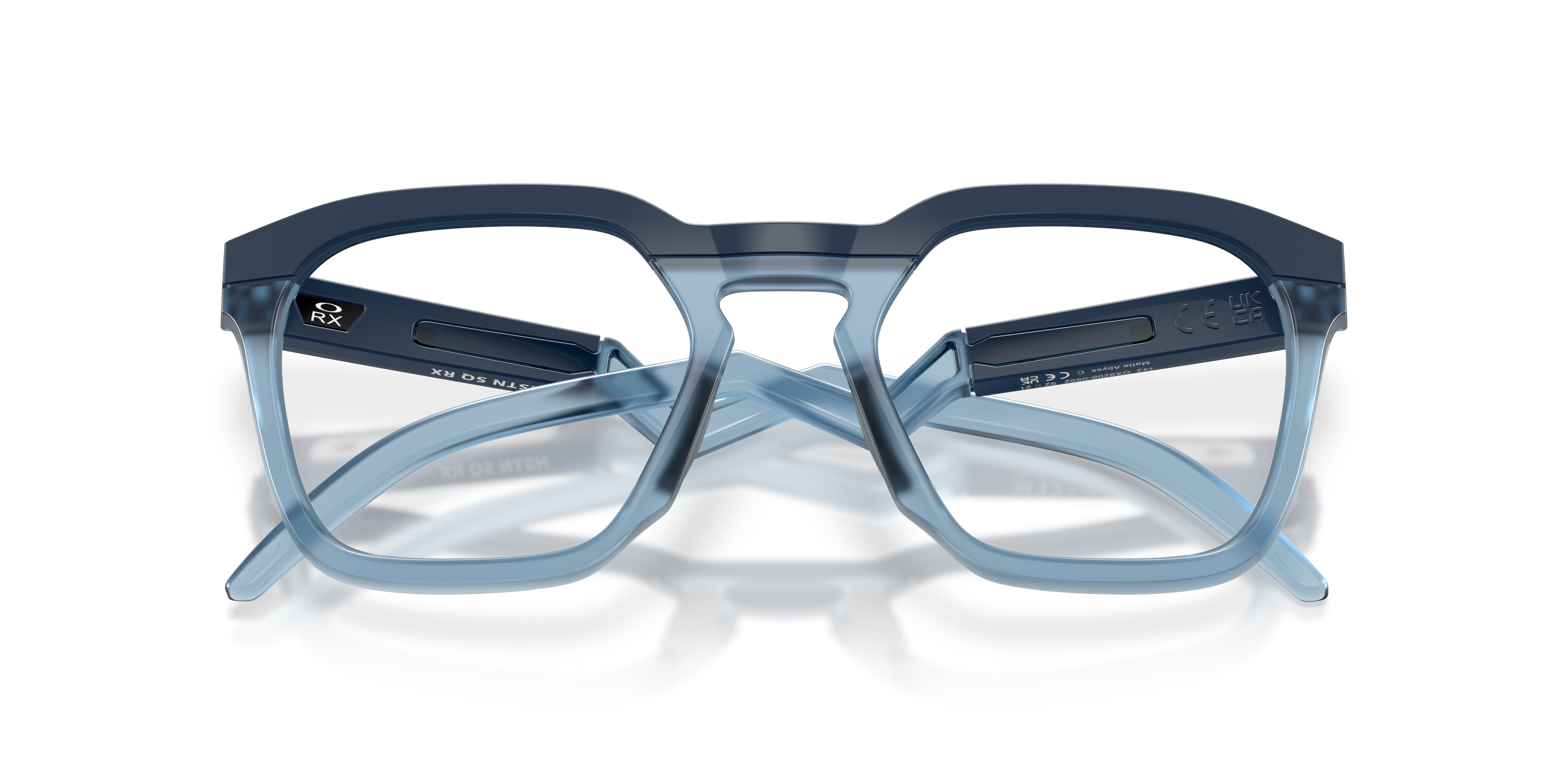 Oakley OX8208 HSTN SQ Unisex Square Eyeglass Frames - Satin Black Frame