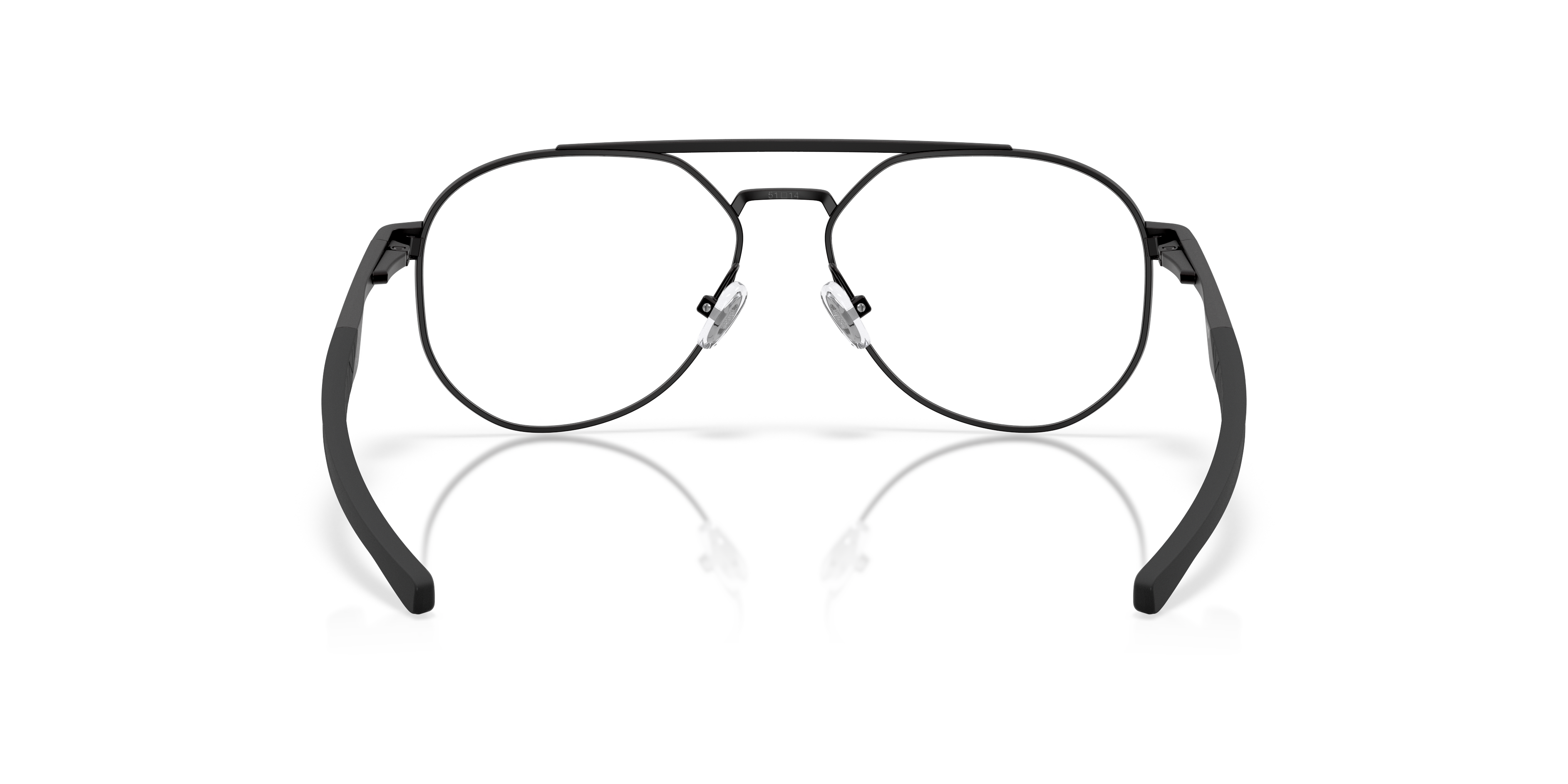 Oakley OY3004 Grand Piloto Youth Pilot Eyeglass Frames - Satin Chrome Frame