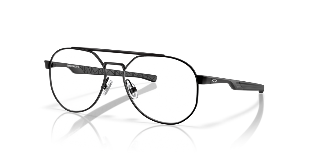 Oakley OY3004 Grand Piloto Youth Pilot Eyeglass Frames - Satin Chrome Frame