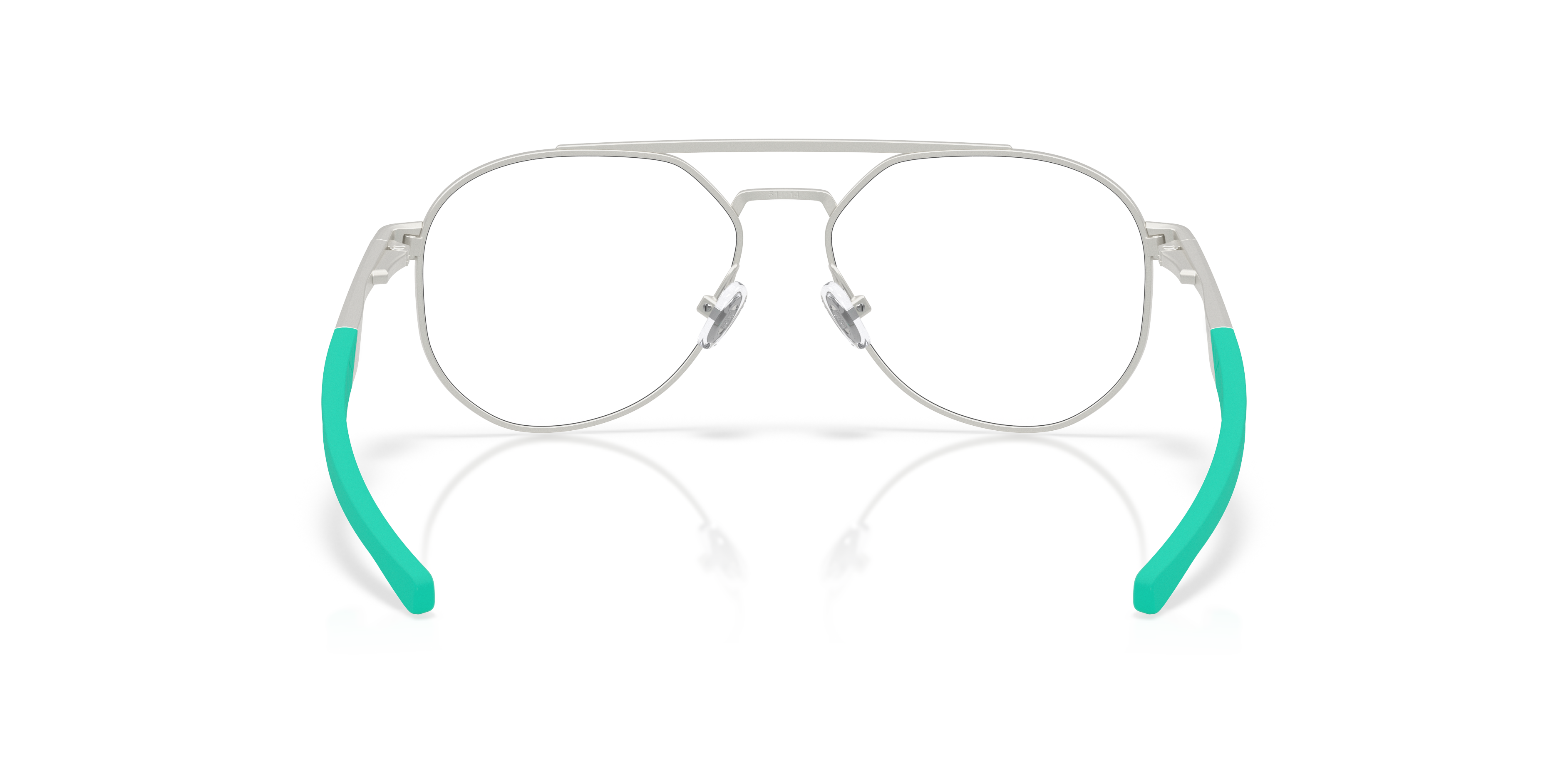 Oakley OY3004 Grand Piloto Youth Pilot Eyeglass Frames - Satin Chrome Frame