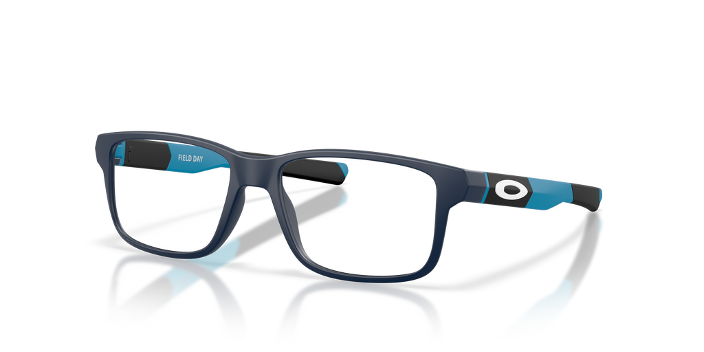 Oakley OY8007 Field Day Youth Square Eyeglass Frames - Grey Shadow Frame